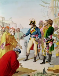 Wyokrętowanie Napoleona (1769-1821) w Aleksandrii w 1798 r.